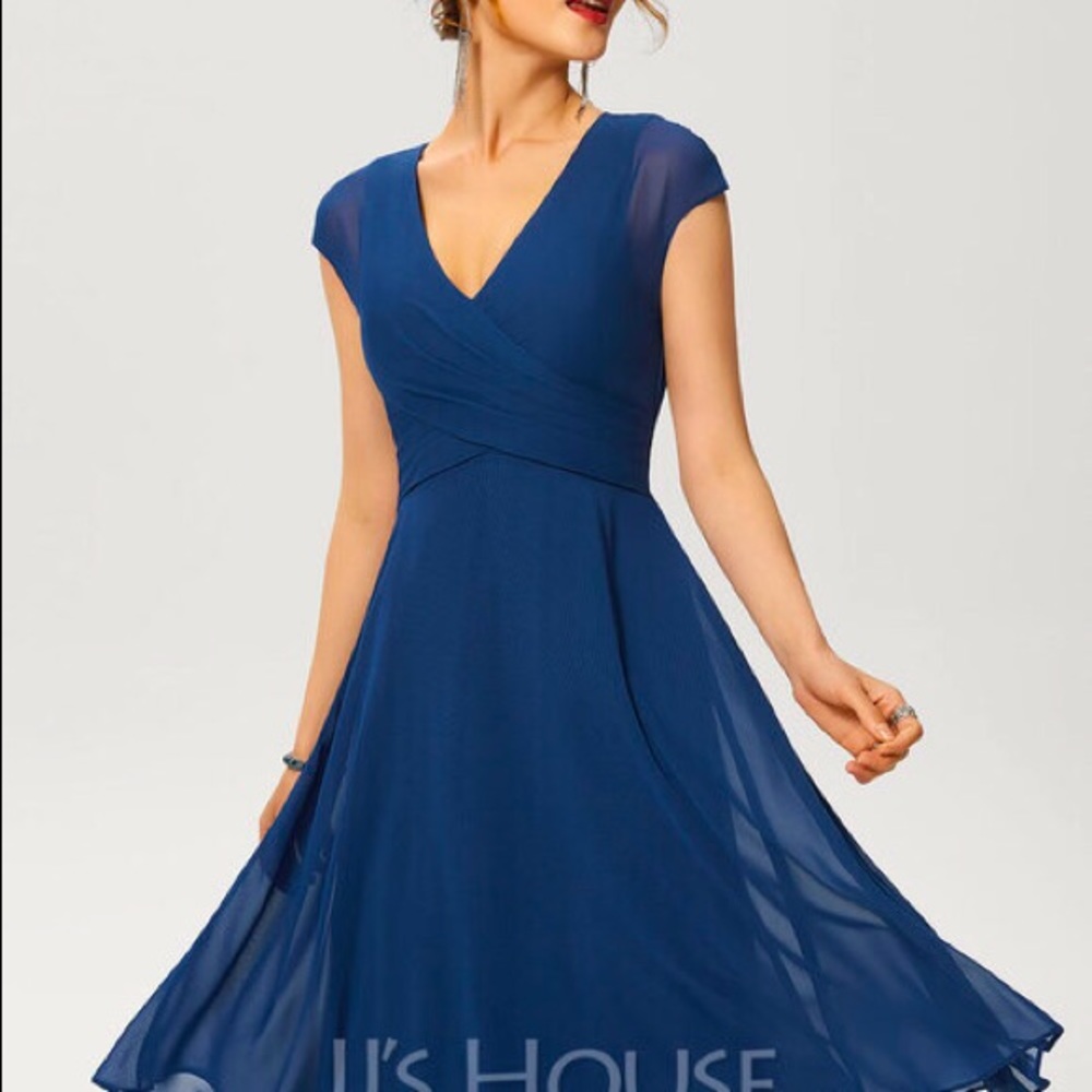 NWT JJ House Navy Dress